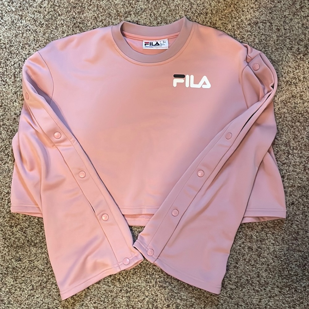 FILA Bell Sleeved CropTop Sweatshirt